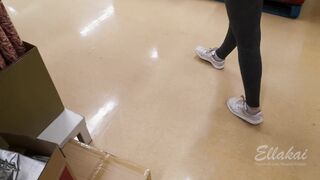 Real Risky Public Blowjob, Flashing & Sex, Cum too Quick! -EllaKai