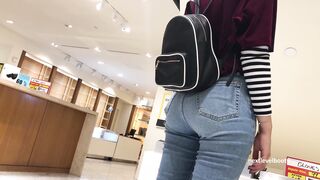Super Fine Asian Teen Ass in Jeans