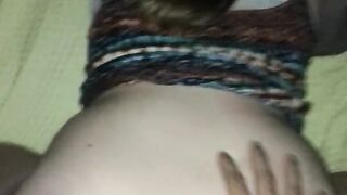 Giving White College Girl her first Anal Creampie