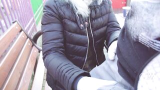 - 4K -FUCK CORONAVIRUS ! -RISKY OUTDOOR HANDJOB IN PARK, CUMSHOT ADELLA JAY