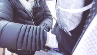 - 4K -FUCK CORONAVIRUS ! -RISKY OUTDOOR HANDJOB IN PARK, CUMSHOT ADELLA JAY