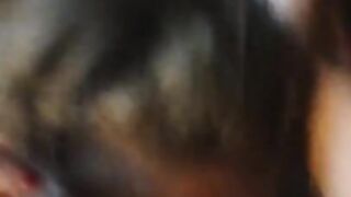 Yogurt Queen Gets a Chunky Facial after getting a Smelly Scrotum Rubbed on her Pretty Face