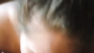 Yogurt Queen Gets a Chunky Facial after getting a Smelly Scrotum Rubbed on her Pretty Face