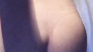 The MILF stepmother giving me a blowjob