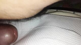 Masturbation on the pillow