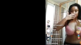 chubby asian with big tits dancing