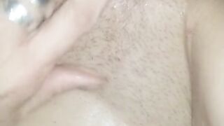 Cumming all over Wet MILF Pussy