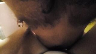 Pulling her Panties to the Side and Eating her out Fpov