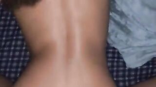 Petite Ebony knows how to take Backshots