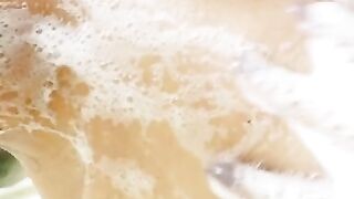 Shower Time Soapy Tits