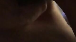 Sarah tries to Ride her Husband, but he is too Small to make her Cum! Loser