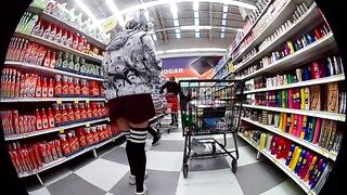 Public Exhibit in the Supermarket