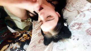 Подруга подарила минет и киску на Рождество