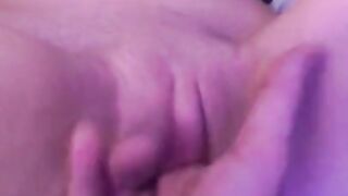 Horny Teen getting Fingered while Sucking on a Lollipop