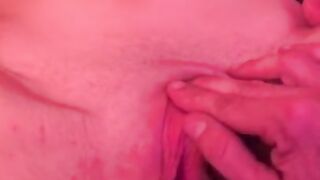 Horny Teen getting Fingered while Sucking on a Lollipop