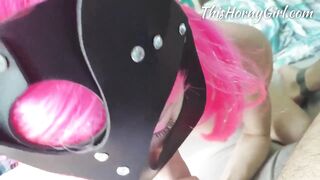 Giving Stepbrother a Blowjob right after he Wakes up