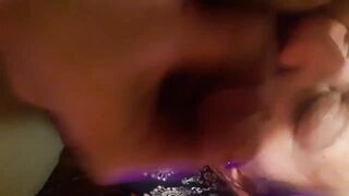 Sucking her thumb again