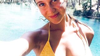 María Pedraza semidesnuda en su Instagram