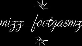 Playing with his 9 Inch Banana with my Feet - FOOT FETISH