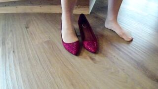 Pantyhose with Crotch Hole.