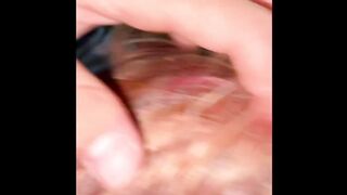 Hot Teen Britni Kitten Gets Throatfucked with Glasses on