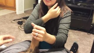 Married friend of mine had never seen a big cock before