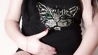 Jumps on a Dildo and Moans - LilayRar