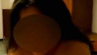 Sexy LATINA Fucking in the Hotel with her Roomate and Cums in her Pussy