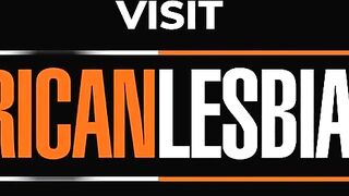 African Lesbo Wakes Up Stepsister with a Wet Surprise