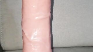 Step Mom Caught Sucking Dildo after Fucking Step Son Hard to Cum inside her Pussy