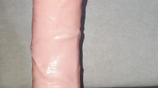 Step Mom Caught Sucking Dildo after Fucking Step Son Hard to Cum inside her Pussy