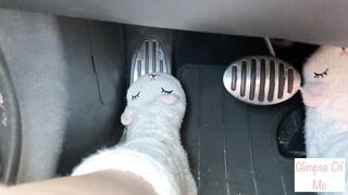 Driving in Slipper Socks (muted) - Glimpseofme