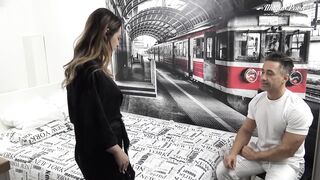 Bella Rico rides Dr Mugur masseur