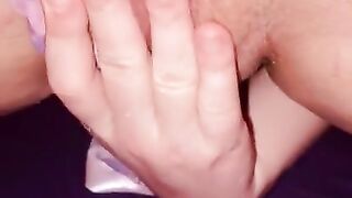 MILF Plays with Pussy after Creampie