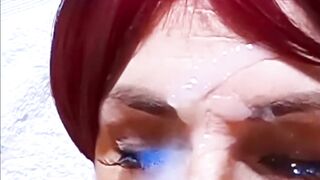 DEEPTHROAT BUKKAKE THE BOSS’S WIFE