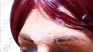 DEEPTHROAT BUKKAKE THE BOSS’S WIFE