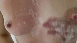 Soapy Titties in the Shower Seduced me