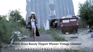 Elegant lesbian fur lady gets fucked by a street hooker