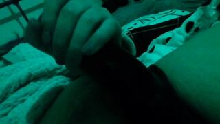 Slowly Jerking my Big Black Cock - Short, Sensual, Strapon Jerk