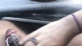 Big Black Cock Hand Job in Car from Stranger in Jacksonville Florida