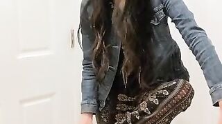 Undressing before a Shower in Air Bnb