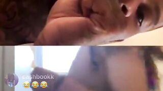 White Girl Twerking her Ass for Tory Lanez Quarantine Radio