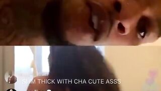 White Girl Twerking her Ass for Tory Lanez Quarantine Radio