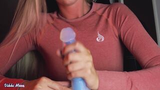 Sucking my Favourite Dildo in Front of Camera with Sloppy Sounds