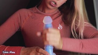 Sucking my Favourite Dildo in Front of Camera with Sloppy Sounds