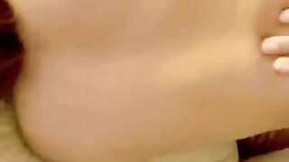 Slutwife gets creampie in the ass..