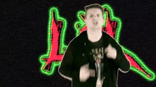 RAPPER SCREAMS AT PURPLE BITCH ANAL JINX COSPLAY