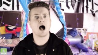 RAPPER SCREAMS AT PURPLE BITCH ANAL JINX COSPLAY