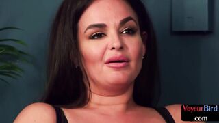 Bigass voyeur undresses for JOI submissive