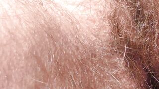 Hairy wife on nudist beach